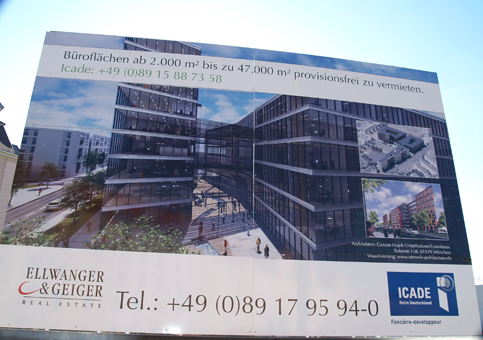 Großformatiger Digitaldruck auf Banner-Material